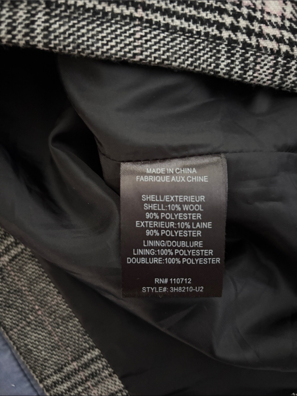 Silence + Noise herringbone coat size M - Picture 7 of 7